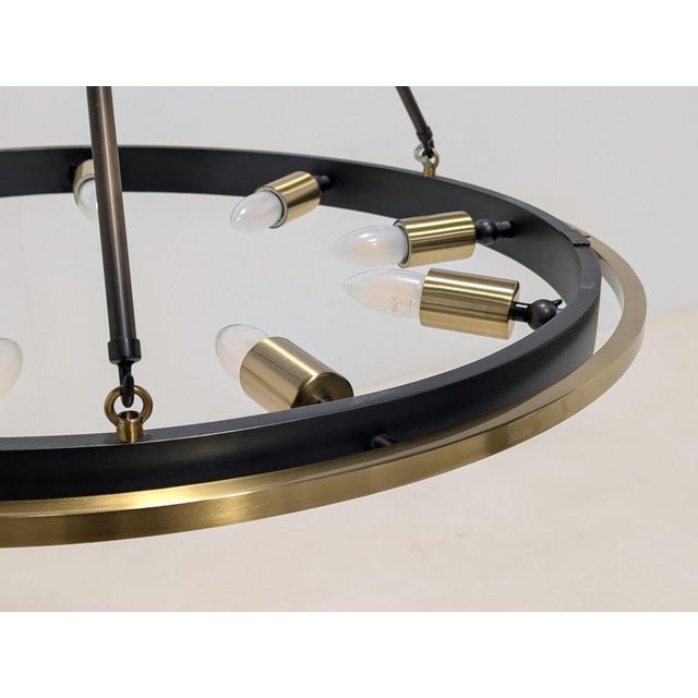 Contemporary Chambers 9 Light Chandelier from Hudson Valley Lighting For Sale - Image 3 of 13