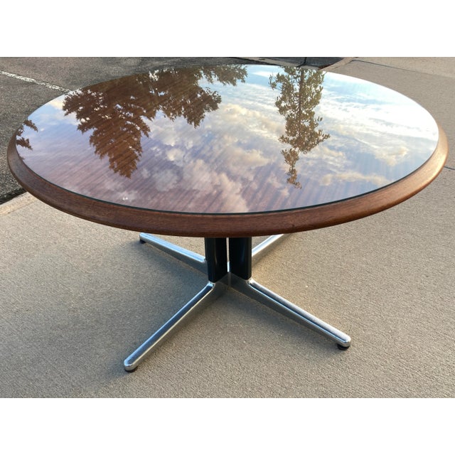 Mid-Century Modern Dining Table Manner of George Nelson From Vecta Contract Italy For Sale In Denver - Image 6 of 13