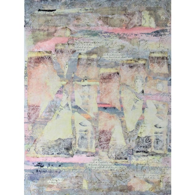 Abstract Expressionism Danielle Desplan, Couleurs du Temps - Celui du Lointain - Douceurs du Jour, Circa 1990 For Sale - Image 3 of 7