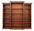 2000s Ballard Designs Tuscan Pine Left, Right, & Center Bookcase Set in Antique Cherry Finish - 3 Pieces For Sale