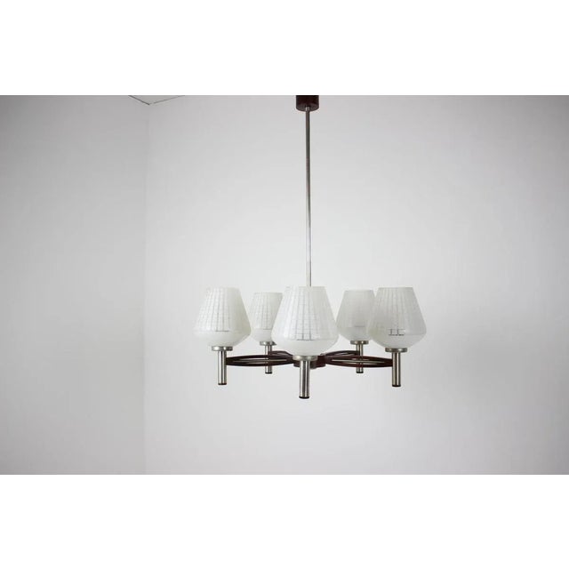 - Made in Germany - Made of metal, mahogany wood - Re-polished - Fully functional - Good, original condition Up to 250V...