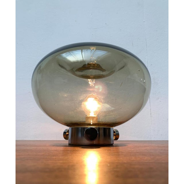 Mid-Century Space Age Bulb Glass Table Lamp, 1960s For Sale - Image 14 of 18