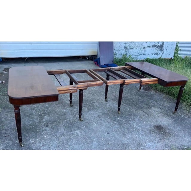 Gillows of Lancaster & London Early 19th Century Patented Gillows Imperial Mahogany Dining Table For Sale - Image 4 of 5