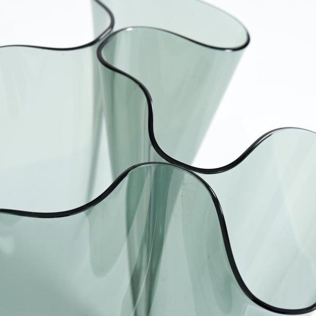 Glass Cartoccio Vase by Pietro Chiesa for Fontana Arte, 1970s For Sale - Image 17 of 18