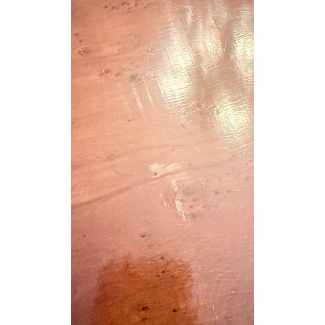 American Smith & Watson Round Mahogany Pedestal Dining Table For Sale - Image 3 of 17