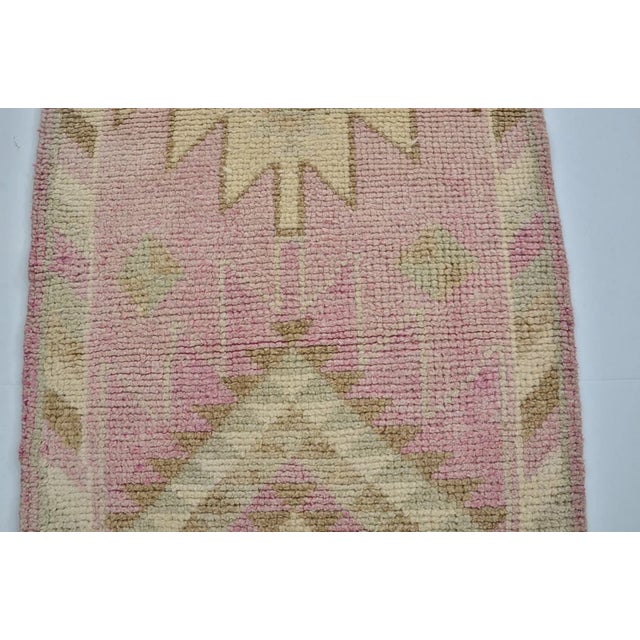 Oushak Anatolian Runner Rug For Sale - Image 10 of 10