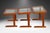 1970s Danish Mid Century Teak Glass Top Nesting Tables - Set of 3 For Sale - Image 4 of 11