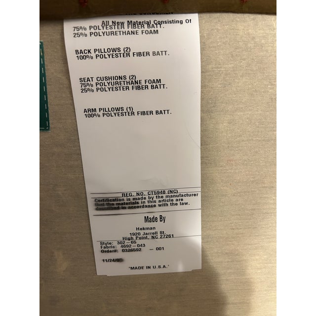 Hekman Loveseat For Sale In Savannah - Image 6 of 6