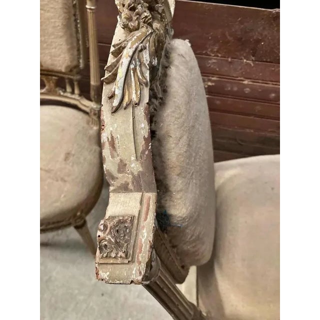 Brown 19th Century Louis XV French Chairs, Set of 5 For Sale - Image 8 of 10