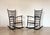 Set of Rocking Chairs in Lacquered Wood and Straw, 1960s For Sale - Image 3 of 18
