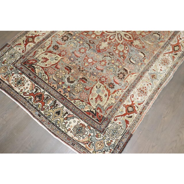a small 1920s Persian Sarouk Ferahan Rug in predominantly silver Details rug no. j4614 size 3' 7" x 6' (109 x 183 cm)