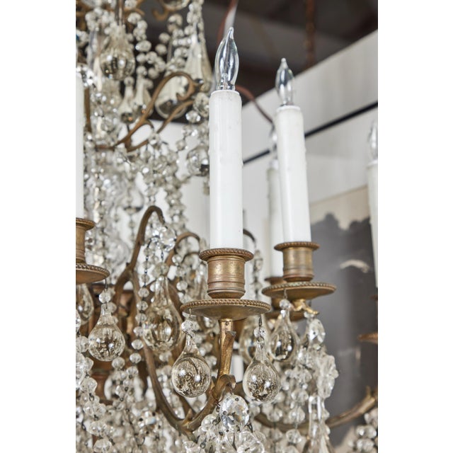 c. 1920, Italian, Crystal Chandelier For Sale - Image 4 of 6
