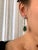 15 Carat Pear Shape Emerald Diamond Hanging/Drop Earrings 18 Karat White Gold For Sale - Image 9 of 18