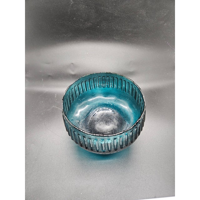 Vintage 1960's Empoli Apothocary Glass Dish