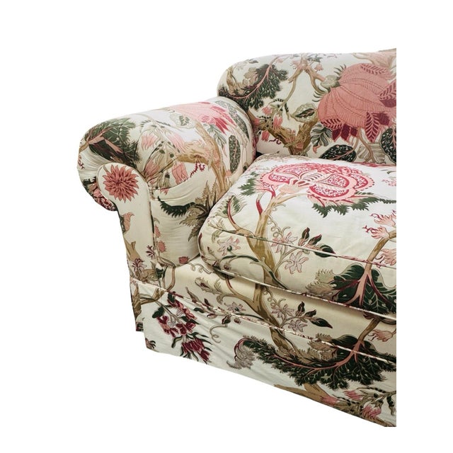 Traditional 1980s Tree of Life Chintz Floral Sofa For Sale - Image 3 of 7