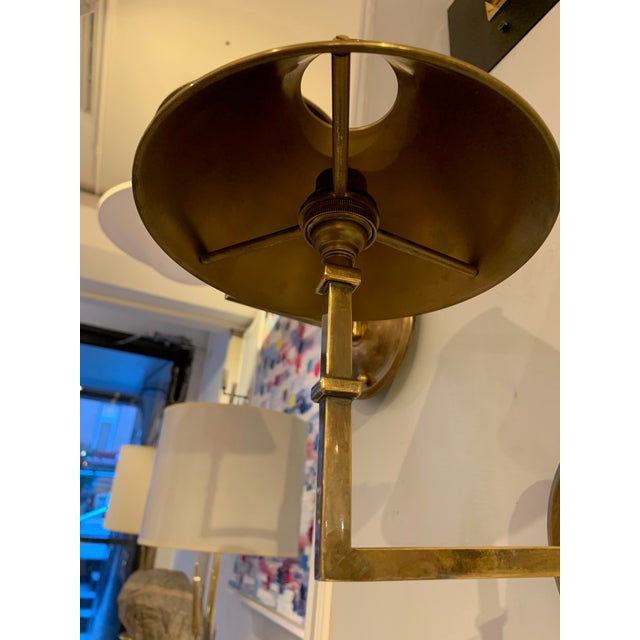 Bespoke Patinated Brass Sconces - a Pair For Sale - Image 10 of 12