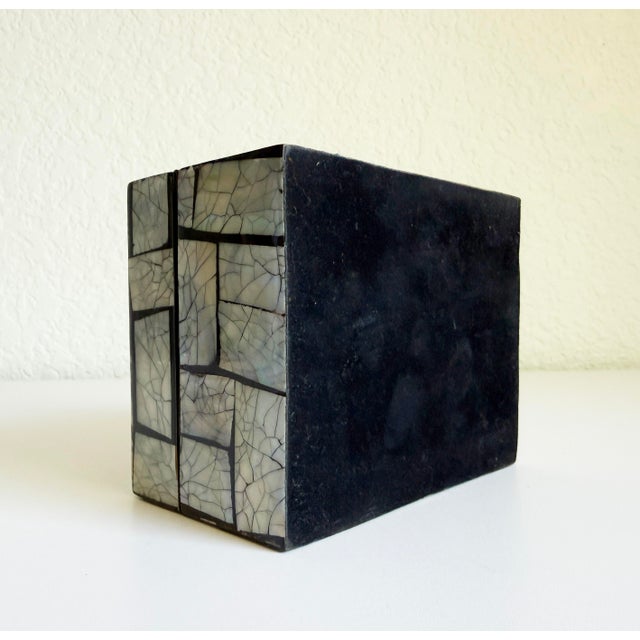 Late 20th Century R & Y Augousti Style Mother of Pearl Box For Sale - Image 9 of 9