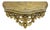 Vintage Burwood Gold Wall Decorative Shelf 1236-2 For Sale