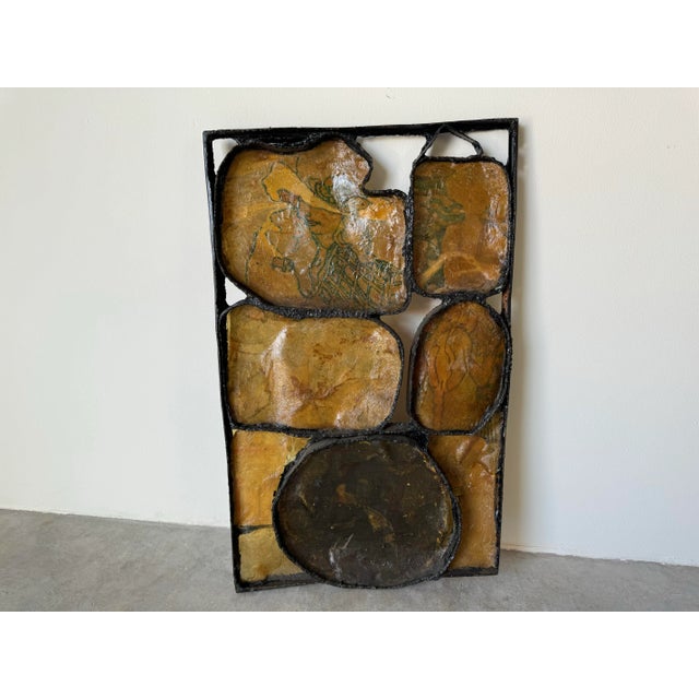 1970s Vintage Mixed Media Brutalist Wall Art Sculpture Artwork For Sale - Image 12 of 12