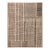 Nazmiyal Collection Geometric Modern Brown and Cream Rug For Sale