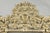 Large 78" Italian Baroque Rococo White Distress Painted Mirror Art Picture Frame For Sale - Image 4 of 17