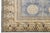 Hand-Knotted Modern Khotan Wool Rug Muted Blue and Sand Medallion Pattern For Sale - Image 10 of 11