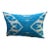 1990s Handwoven Silk Ikat Lumbar Cushion Cover For Sale