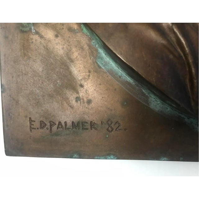 Bronze relief of Amelia Malvinia Bartle Tower by American sculptor Erastus Dow Palmer. Palmer (1817-1904) is one of the...