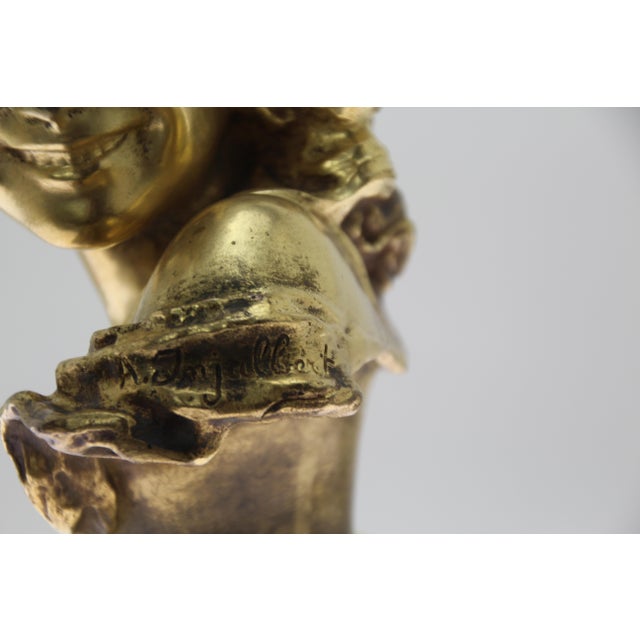 Jean Antoine Injalbert, The Laughing Child, 1890s-1910s, Bronze For Sale - Image 5 of 10