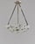 Metal French Art Deco Pendant Light by Maxonade - 1930 Chandelier France For Sale - Image 7 of 14