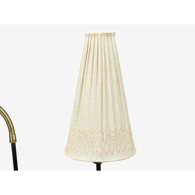 Wood Möllers Armatur Eskilstuna, Floor Lamp, Lacquered Metal, Teak, Sweden, 1950s For Sale - Image 7 of 12