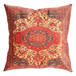 Pasargad DC Persian Rug Throw Pillow For Sale