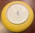 Ceramic Antique 19th Century Meissen Porcelain Saucer Dish With Floral Decoration and Bright Yellow Ground on the Back For Sale - Image 7 of 16