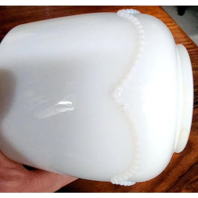 American Antique Late 19th Century Good American Opalescent Fine Glass Small Bowl For Sale - Image 3 of 13