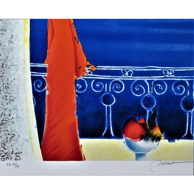 Emile Bellet, Femme en Rouge (Woman in Red), Circa2000 For Sale - Image 4 of 5