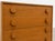 1960s Mid Century Modern Teak Dresser | Danish Modern Chest of Drawers | Vintage Teak Nightstand With Sculptural Pulls. C. 1960’s For Sale - Image 5 of 11
