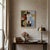 Burgundy Jeu De Figures, Contemporary Geometric Abstract Oil Painting, Framed by Sophie Dumont For Sale - Image 8 of 9