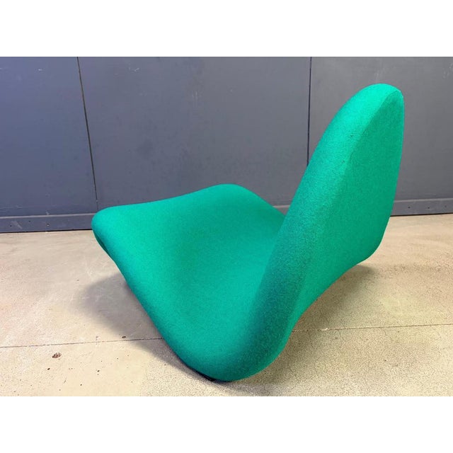 Green Vintage F577 Tongue Lounge Chair by Pierre Paulin for Artifort, 1980s For Sale - Image 8 of 9