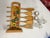 Mid Century Wooden Spoon Holder with Salt & Pepper Set -8 Pieces For Sale - Image 10 of 10