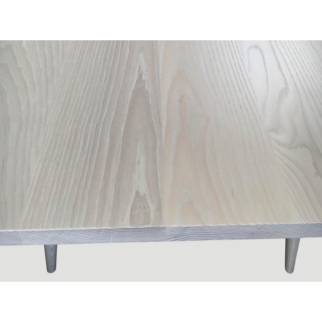Andrianna Shamaris Bleached Ash Wood Dining Table For Sale - Image 18 of 18