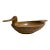 Mid 20th Century Swedish Folk Art Casa Chip Carved Duck Head Birch Wooden Bowl For Sale