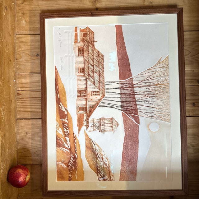 1980s Martin Tobias, Last Rays of Summer, Framed ,Perfect Large.Framed For Sale - Image 6 of 10