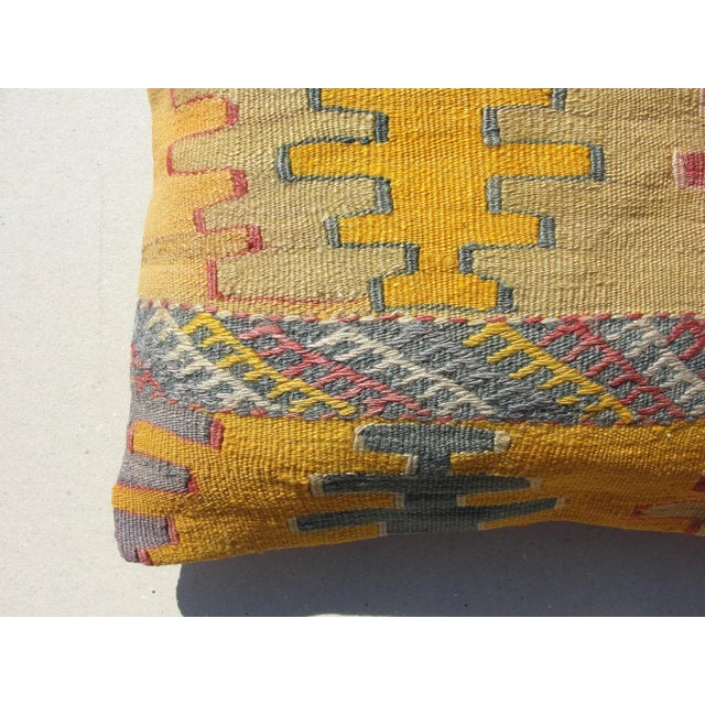 2020s Contemporary Pillow Cover Made From Kilim Rug For Sale - Image 5 of 7