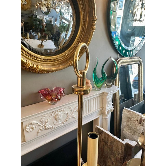 French Bouliotte Gilt Brass Candle Lamps, 1950s, Set of 2 For Sale - Image 18 of 18