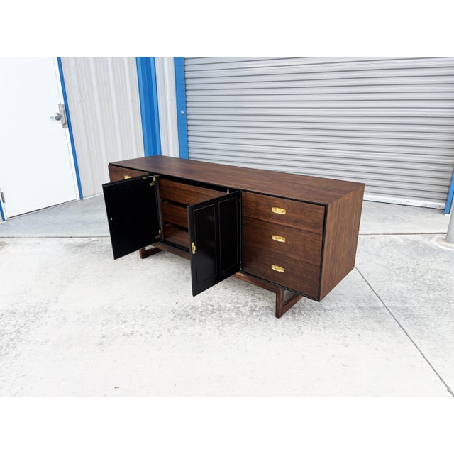 1960s Mid Century Walnut Dresser by Drexel For Sale - Image 12 of 16
