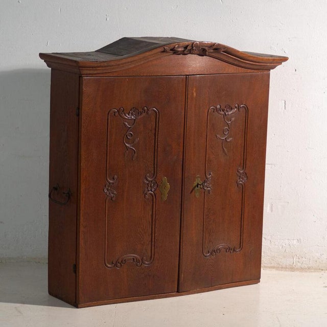 Antique Oak Bookcase, Central Europe, 1850 For Sale - Image 18 of 18