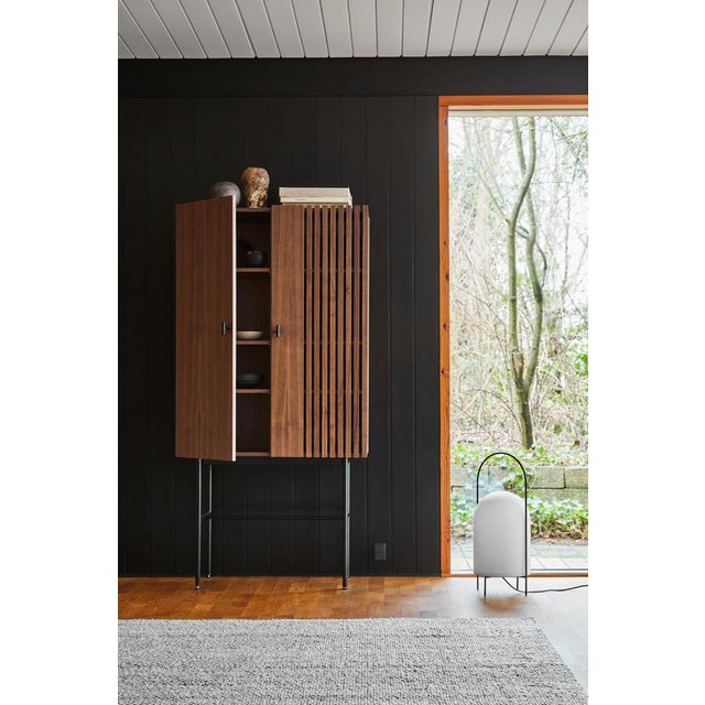 Walnut Array Highboard 80 by Says Who For Sale - Image 6 of 16