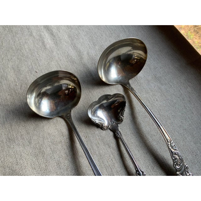 American Silverplate Ladle Collection - From Diplomatic Estate Service For Sale - Image 9 of 12