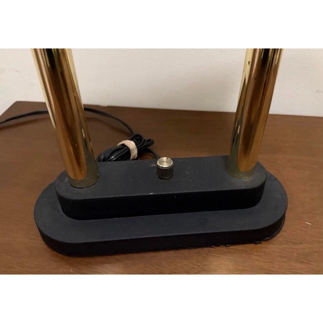 1970s Art Deco Robert Sonneman for George Kovacs Desk Bankers Lamp For Sale In Atlanta - Image 6 of 7