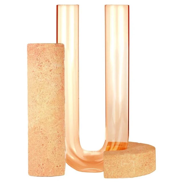 Orange-Orange Cochlea Della Consapevolezza Soils Edition Vase by Coki Barbieri For Sale - Image 6 of 6